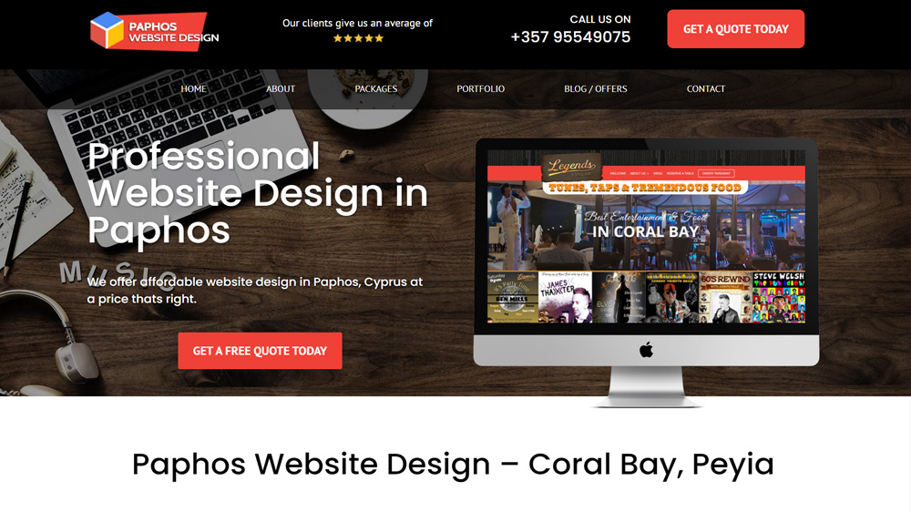 Paphos Web Design - Our New Website