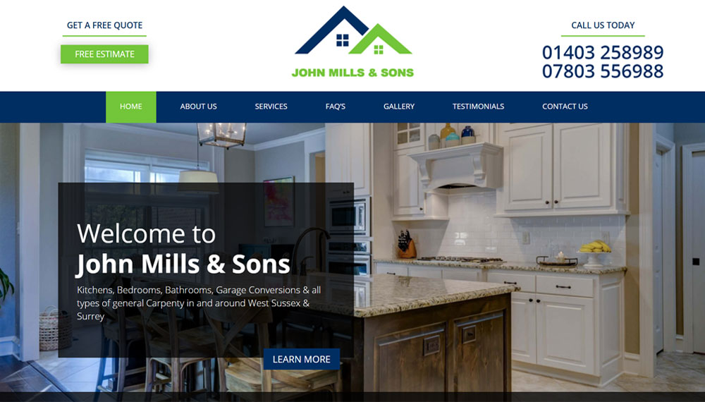 New Website – John Mills & Sons