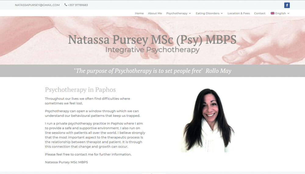 New Website – Paphos Psychotherapy