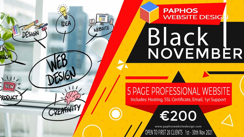 Cyprus Web Design - Black Friday 2021