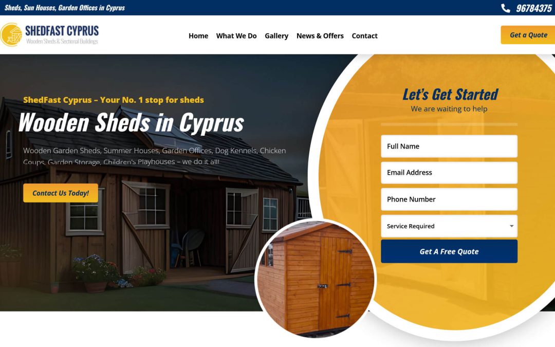 Web Design Paphos – Sheds Cyprus