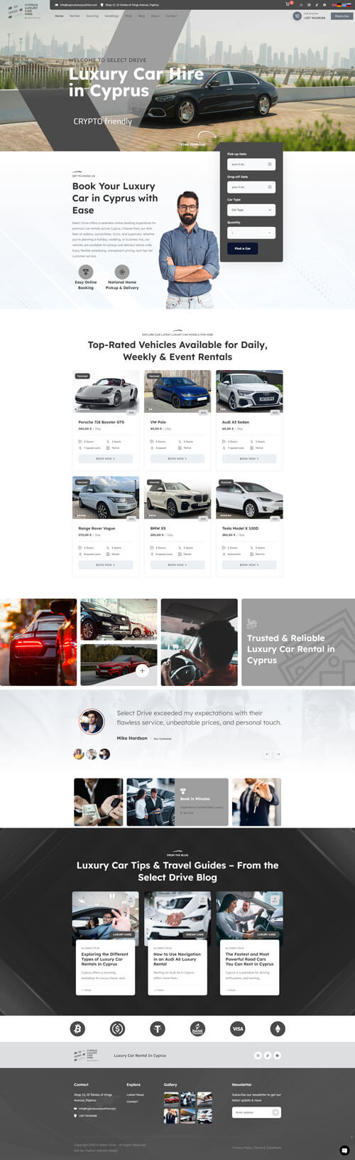 Paphos Website Design - Pafos MENTALK Website Build