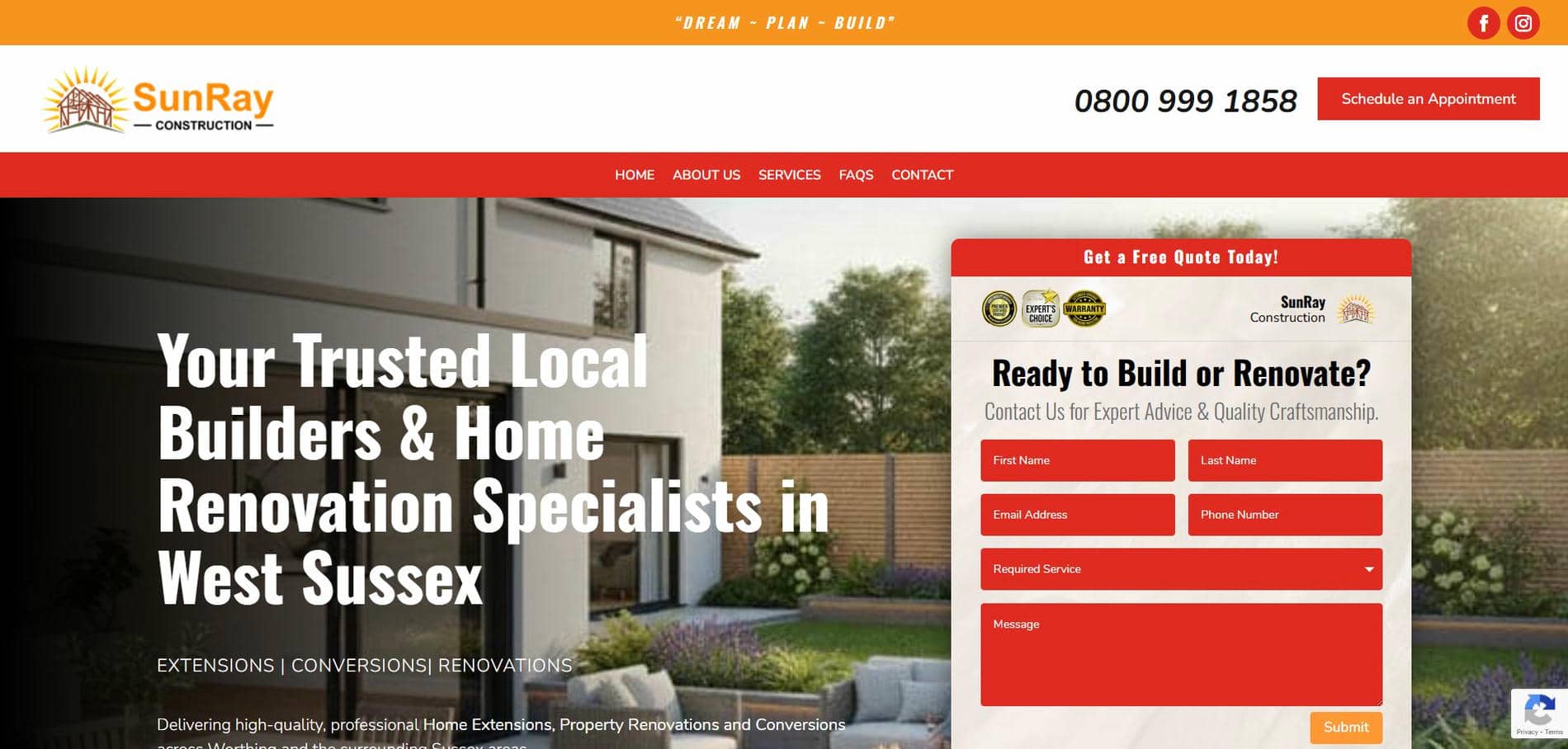 Web Design Paphos – Sunray Construction