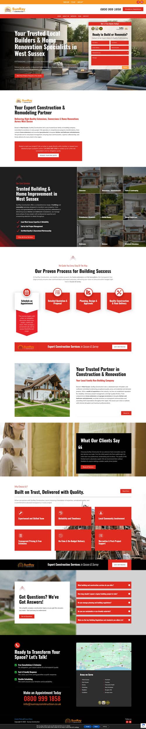 Sunray Construction UK - Builders in Sussex & Surrey